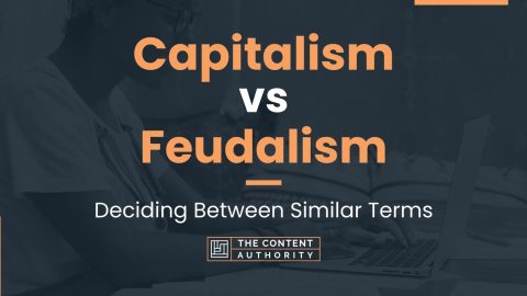 Capitalism vs Feudalism: Deciding Between Similar Terms