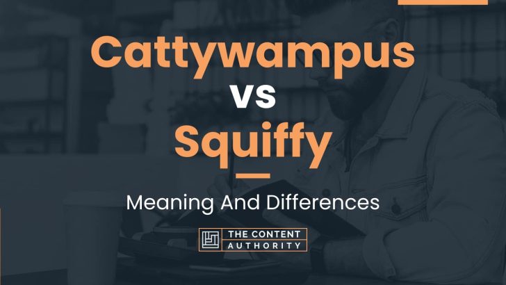 Cattywampus vs Squiffy: Meaning And Differences