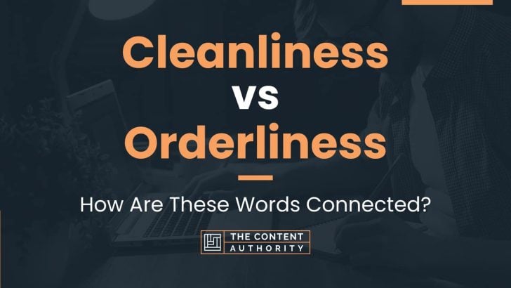 Cleanliness vs Orderliness: How Are These Words Connected?