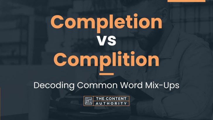 Completion vs Complition: Decoding Common Word Mix-Ups