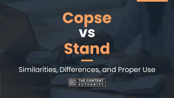 Copse vs Stand: Similarities, Differences, and Proper Use