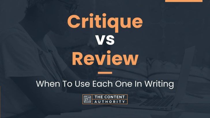 book review vs critique