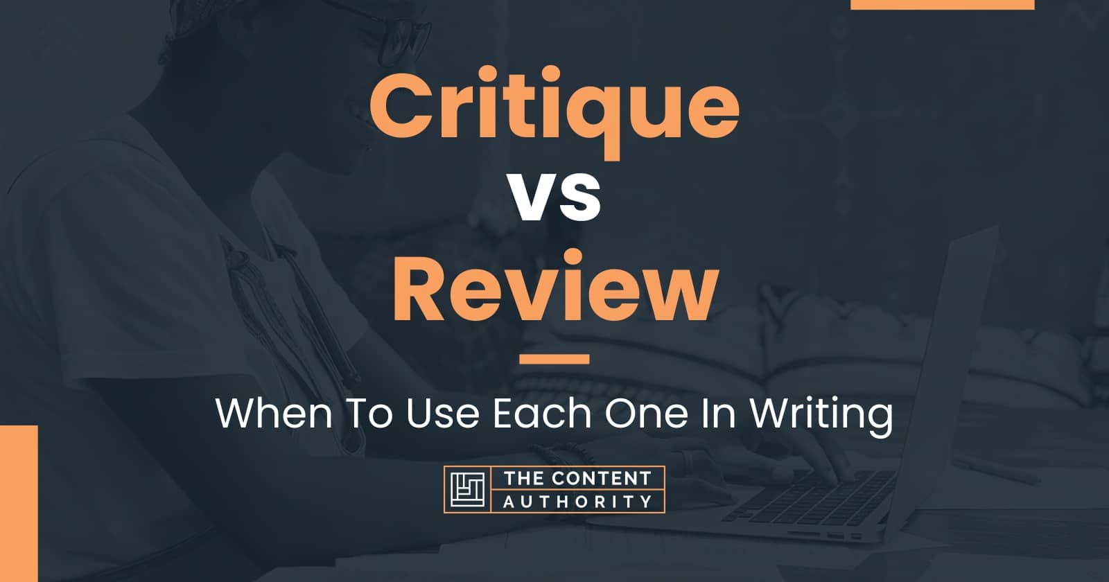 the difference between book review and critique