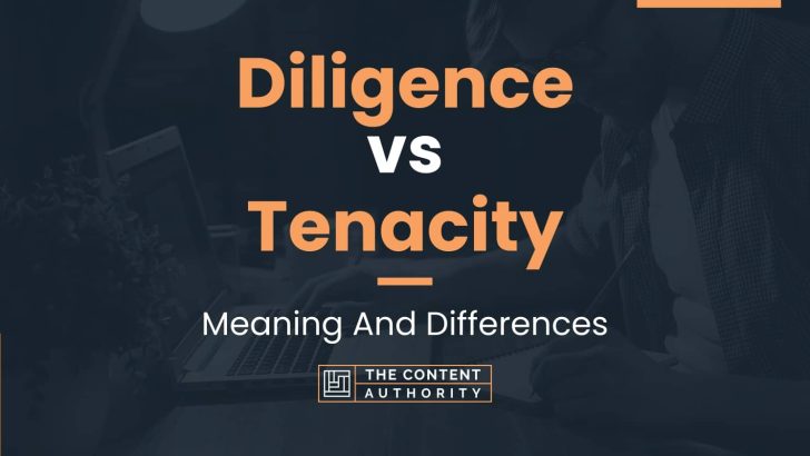 Diligence vs Tenacity: Meaning And Differences