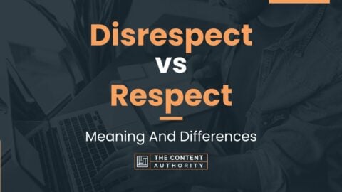 Disrespect vs Respect: Deciding Between Similar Terms