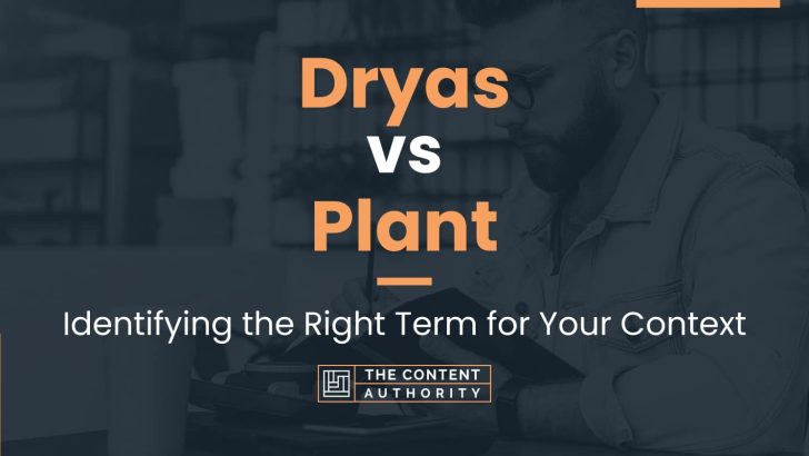 dryas-vs-plant-identifying-the-right-term-for-your-context