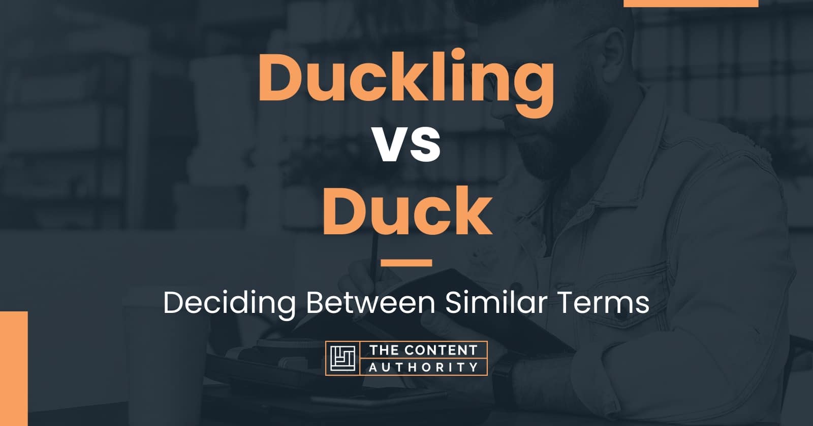 Duckling vs Duck: Deciding Between Similar Terms