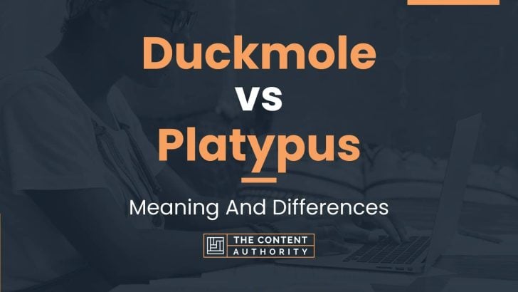 Duckmole vs Platypus: Meaning And Differences