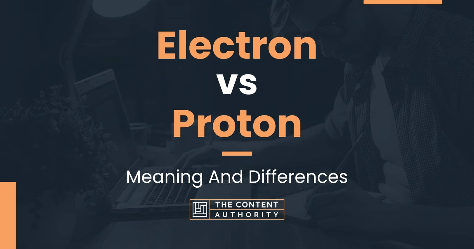 charge of an electron vs proton