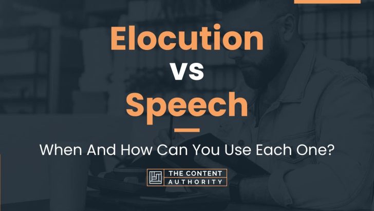another word for speech elocution