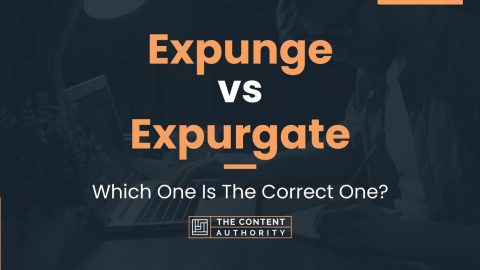 Expunge vs Expurgate: Which One Is The Correct One?