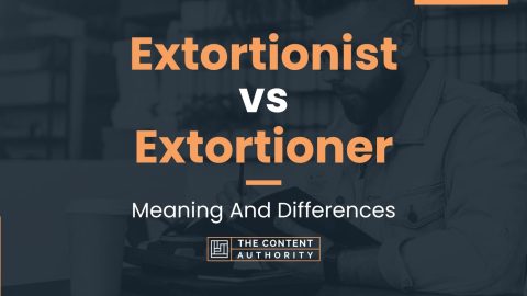 Extortionist vs Extortioner: Meaning And Differences