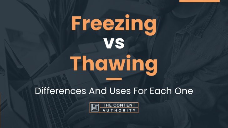 Freezing vs Thawing: Differences And Uses For Each One
