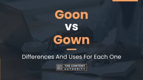 Goon vs Gown: Differences And Uses For Each One