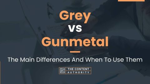 Grey vs Gunmetal: The Main Differences And When To Use Them