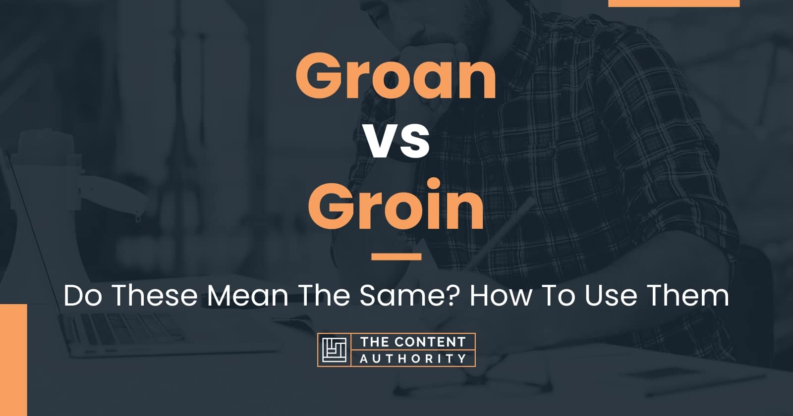 Groan vs Groin: Do These Mean The Same? How To Use Them