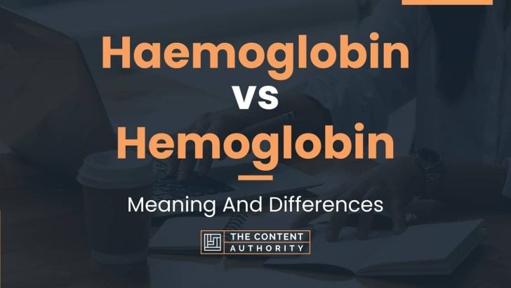 Haemoglobin vs Hemoglobin: Meaning And Differences