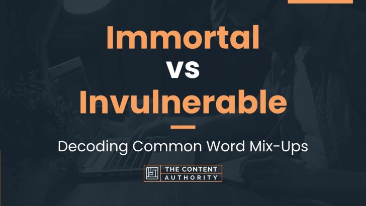 Immortal vs Invulnerable: Decoding Common Word Mix-Ups