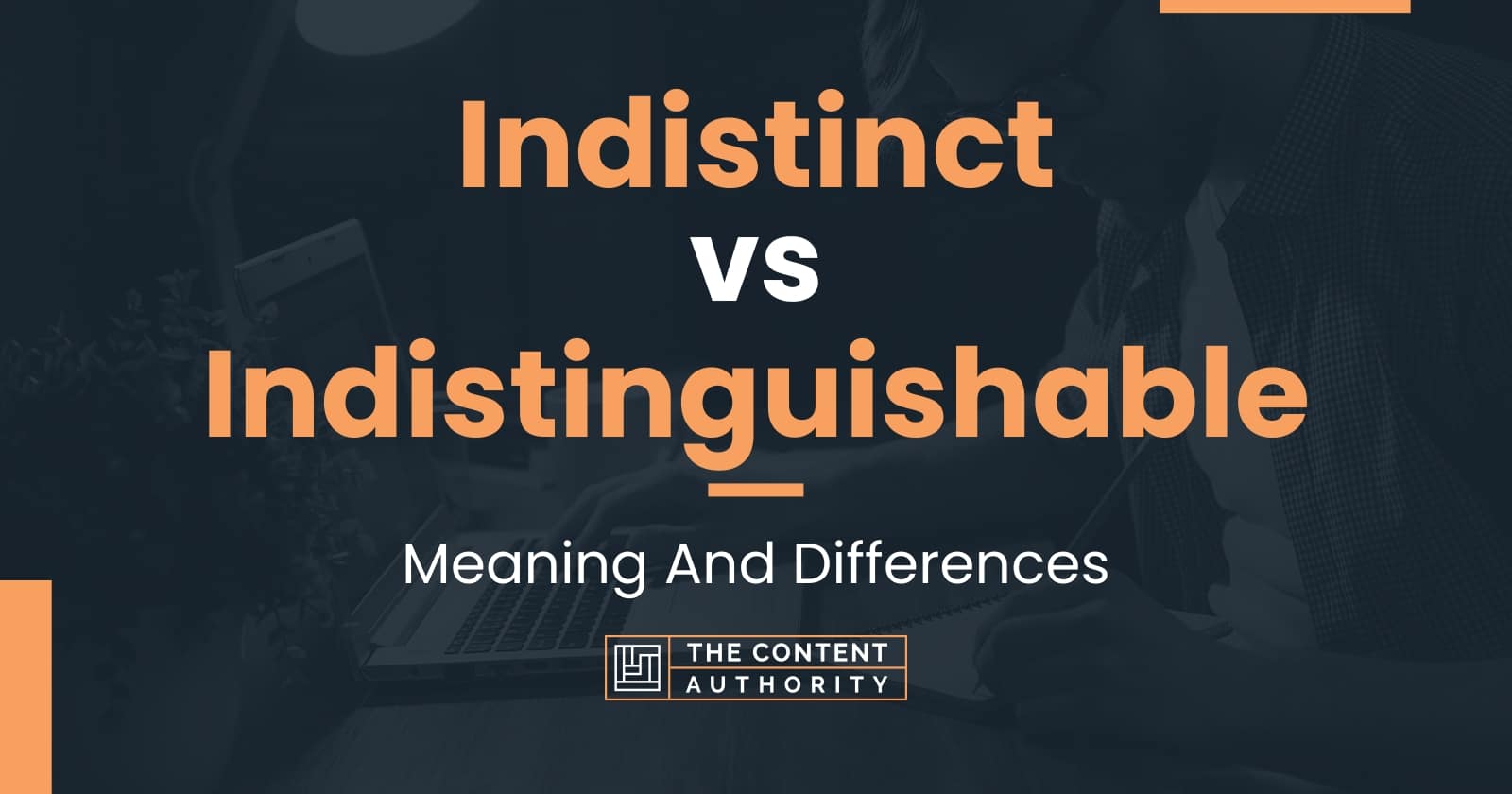 Indistinct vs Indistinguishable: Meaning And Differences