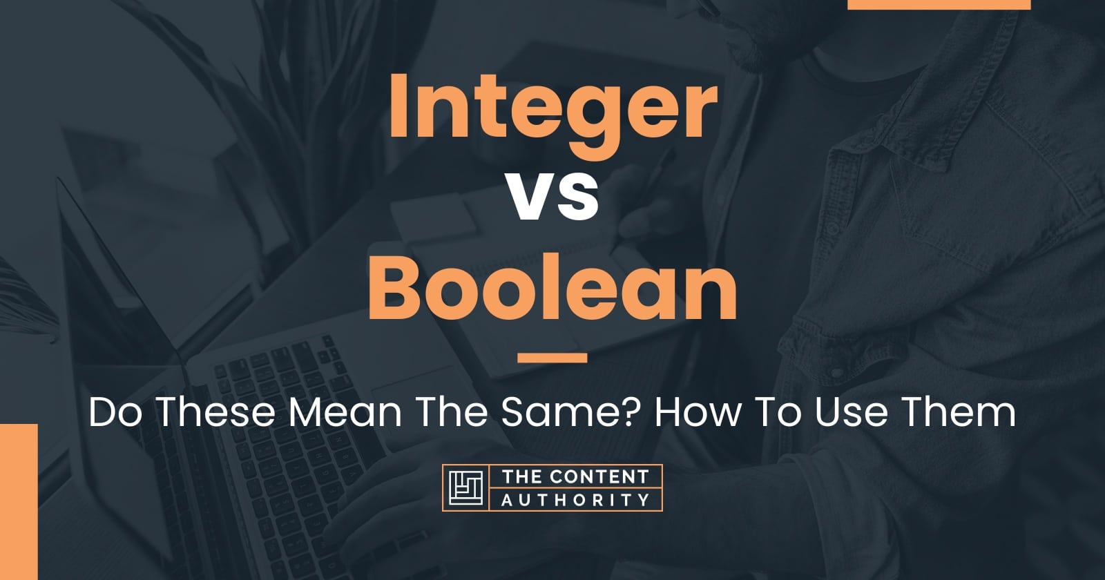 Integer vs Boolean: Do These Mean The Same? How To Use Them