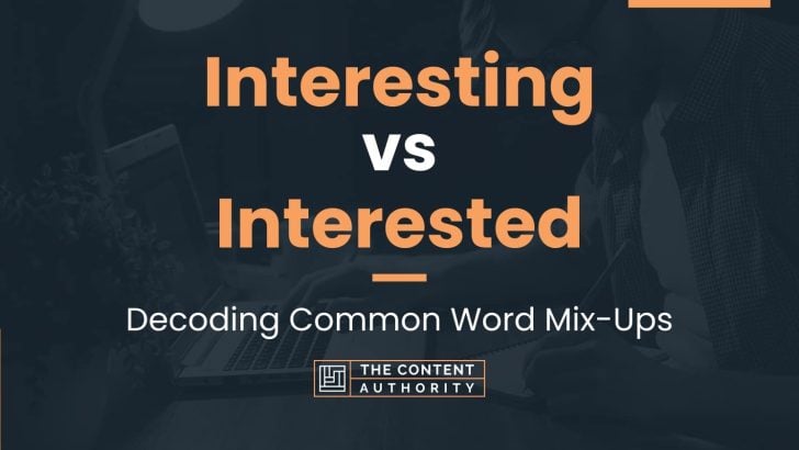 Interesting vs Interested: Decoding Common Word Mix-Ups
