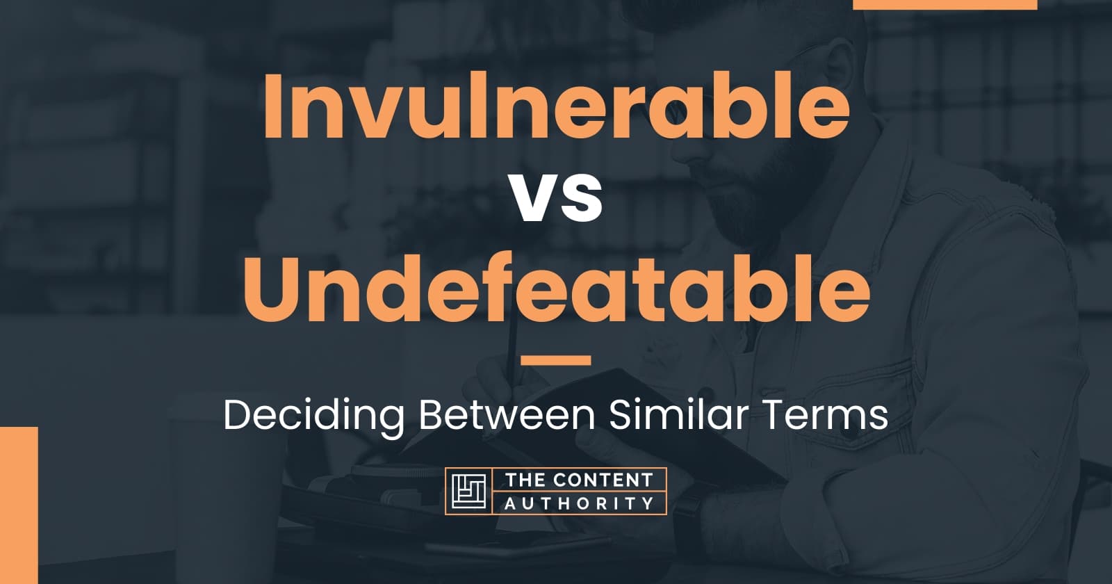 Invulnerable vs Undefeatable: Deciding Between Similar Terms