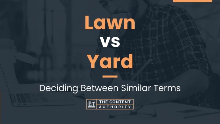 Lawn vs Yard: Deciding Between Similar Terms