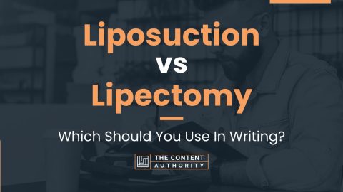 Liposuction Vs Lipectomy Which Should You Use In Writing