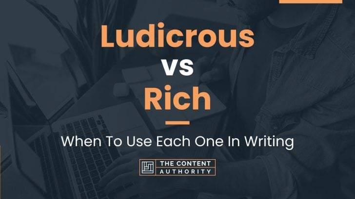 Ludicrous vs Rich: Fundamental Differences Of These Terms