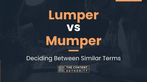 Lumper vs Mumper: Deciding Between Similar Terms