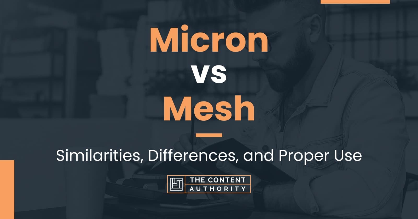 Relationship Between Mesh and Microns