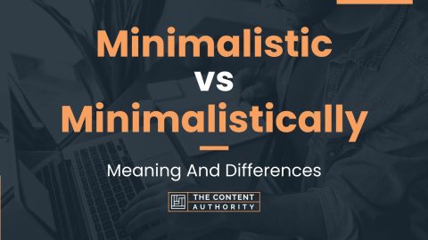 Minimalistic vs Minimalistically: Meaning And Differences