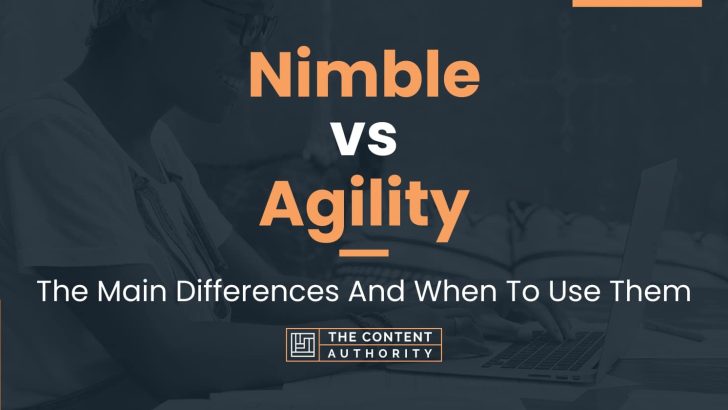 Nimble vs Agility: The Main Differences And When To Use Them
