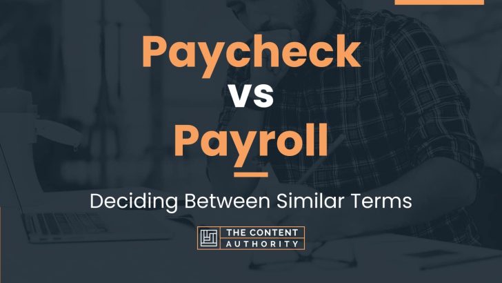 Paycheck vs Payroll: Deciding Between Similar Terms