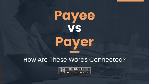 Payee Vs Payer: How Are These Words Connected?