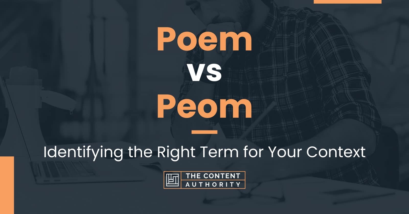 Poem vs Peom: Identifying the Right Term for Your Context