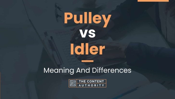 pulley-vs-idler-meaning-and-differences