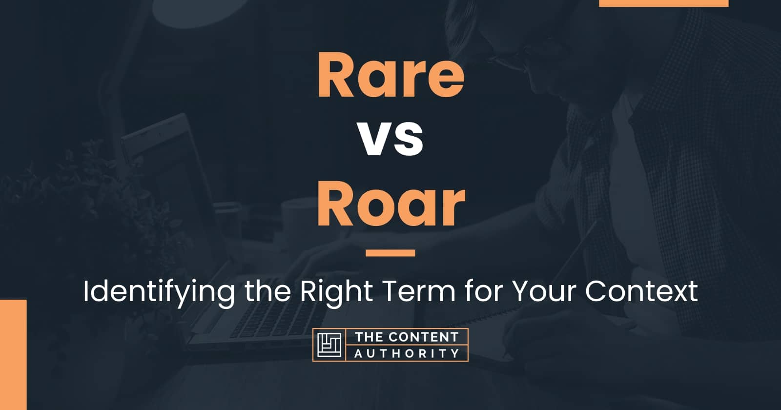 Rare vs Roar: Identifying the Right Term for Your Context