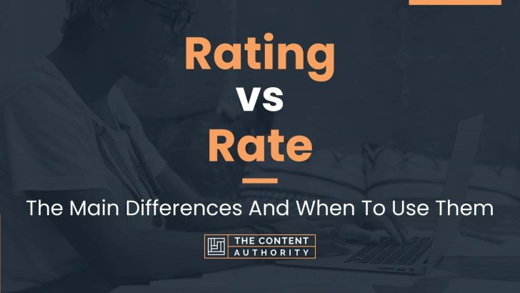Difference between ratings and reviews
