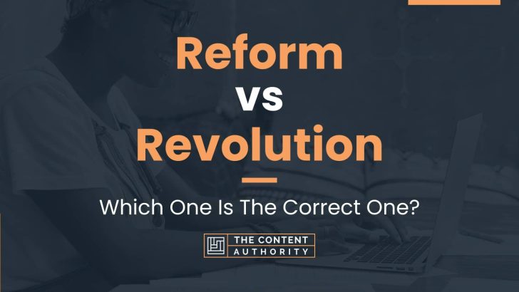 Reform vs Revolution: Which One Is The Correct One?