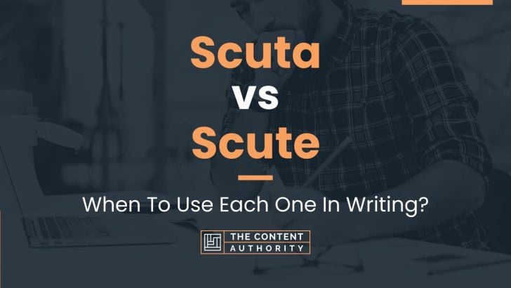 Scuta vs Scute: When To Use Each One In Writing?