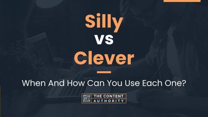 Silly vs Clever: When And How Can You Use Each One?