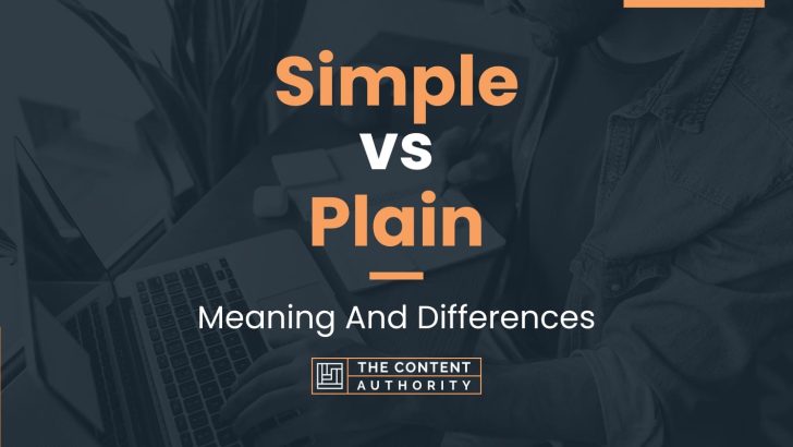 simple-vs-plain-meaning-and-differences