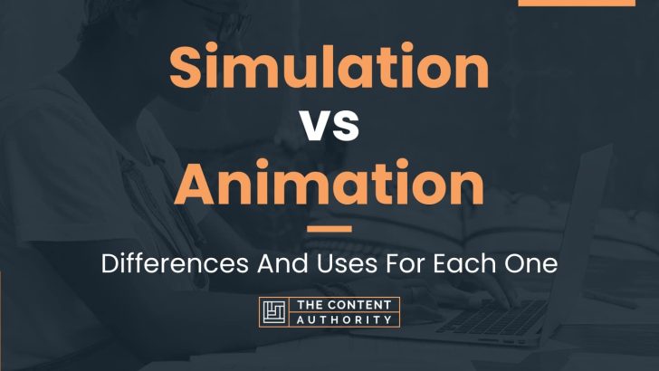 Simulation vs Animation: Differences And Uses For Each One
