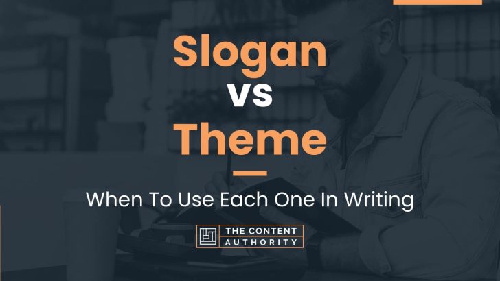 Slogan vs Theme: When To Use Each One In Writing