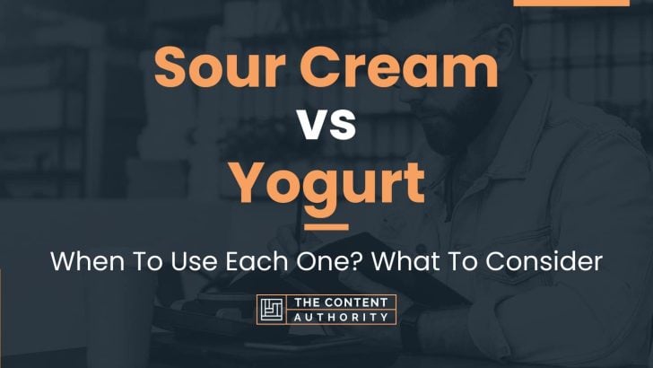 Sour Cream Vs Yogurt When To Use Each One What To Consider   Sour Cream Vs Yogurt 728x410 