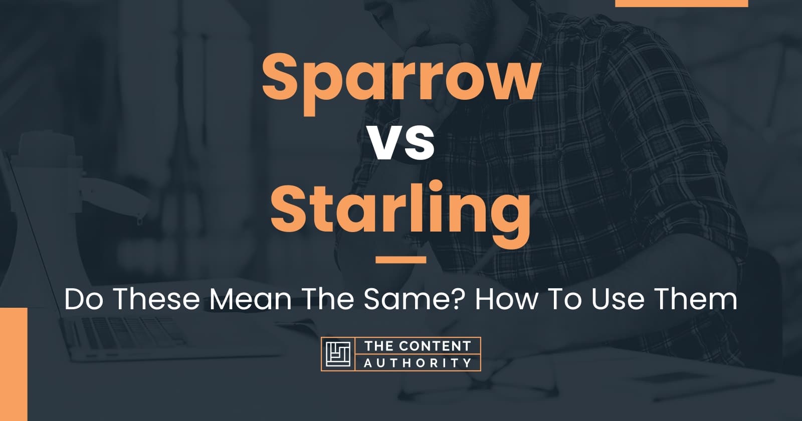 Sparrow vs Starling: Do These Mean The Same? How To Use Them