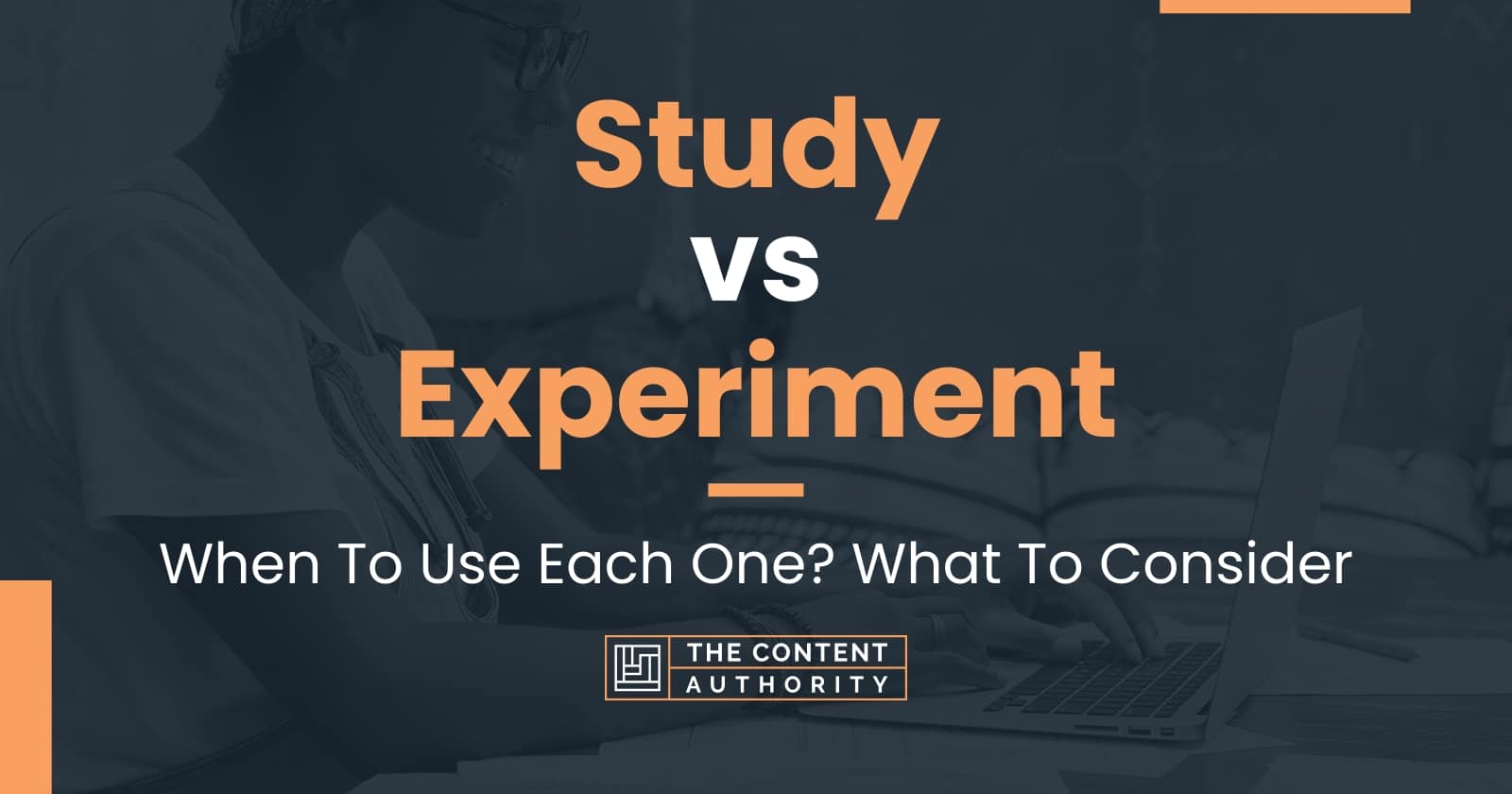 experimental study vs experiment