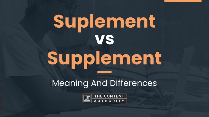 supplement vs essay