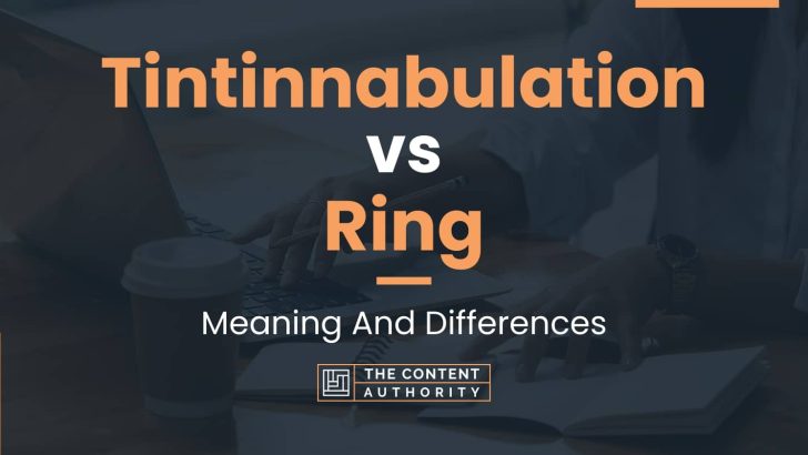 Tintinnabulation vs Ring: Meaning And Differences